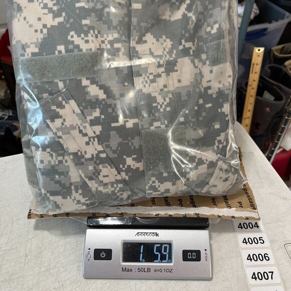 Military Coat Mens Medium Digital Camo Propper Army Combat Uniform‎ Ripstop ACU - Picture 8 of 8